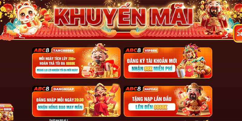 Mục đích của các chương trình ưu đãi tại nhà cái ABC8